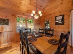 Soaring Hawk Lodge: Entry Level Dining Area